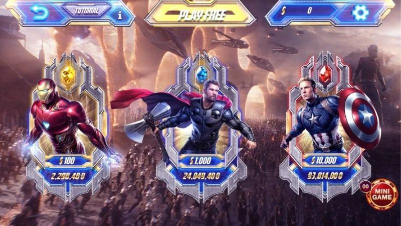 Tìm hiểu về tựa game nổ hũ Avengers tại Sunwin