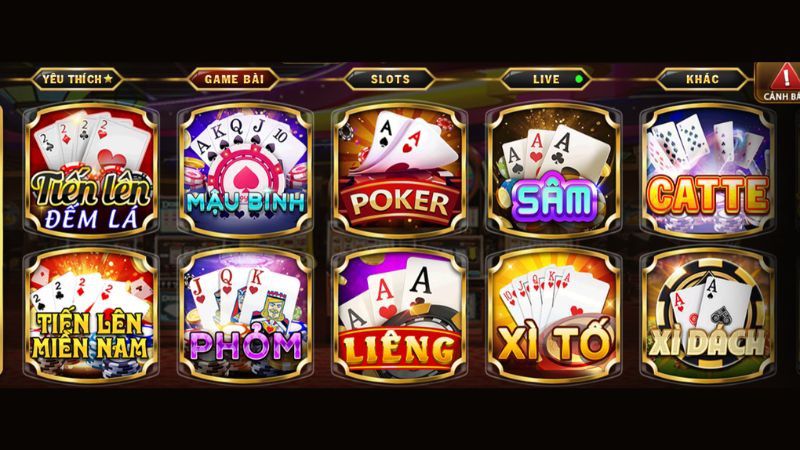 Giao diện tổng quan sắc nét và đa dạng danh mục trò chơi tại Go88